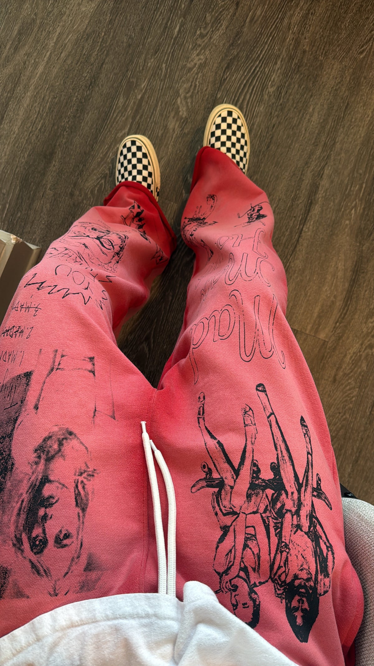 Skater Sweats ( Red Wash )