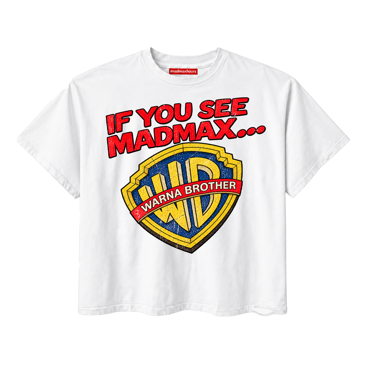 Madmax " Warna Bros " Tee ( White )